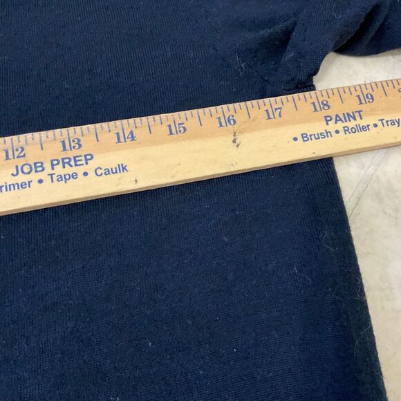 Banana Republic Extra Fine Merino Wool Pull over Sweater women’s size S Blue - Picture 6 of 9